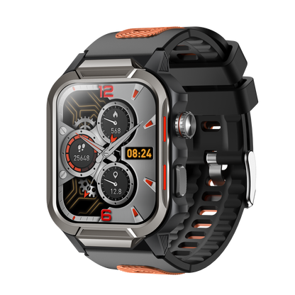 Smart Watch for Men 3ATM Waterproof Smartwatch 1.96 inch screen for Android and iOS Phones Fitness Tracker Watch with 100+ Sports Modes