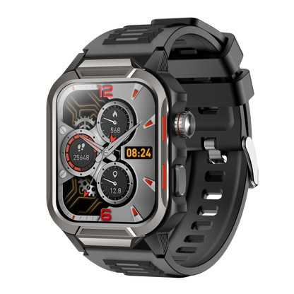 Smart Watch for Men 3ATM Waterproof Smartwatch 1.96 inch screen for Android and iOS Phones Fitness Tracker Watch with 100+ Sports Modes