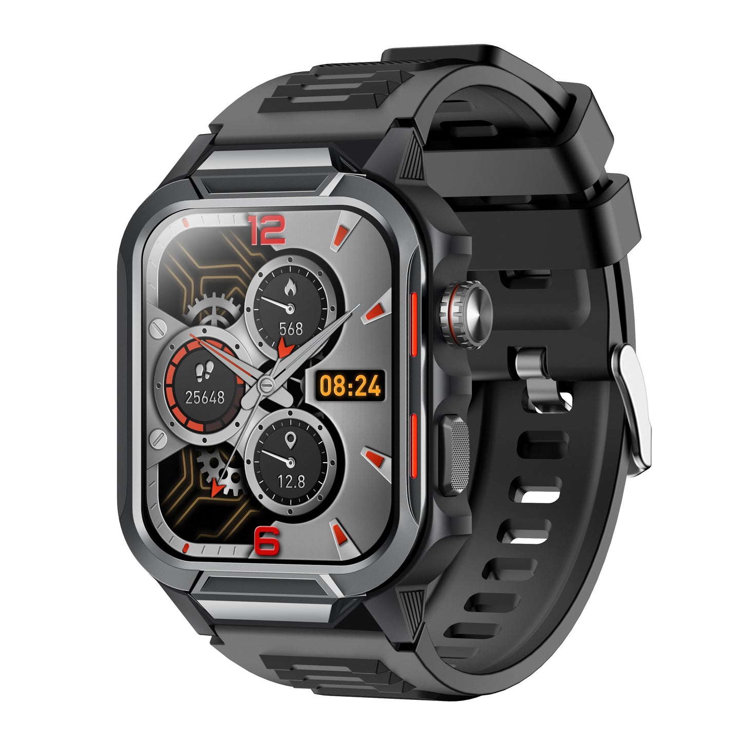 Smart Watch for Men 3ATM Waterproof Smartwatch 1.96 inch screen for Android and iOS Phones Fitness Tracker Watch with 100+ Sports Modes